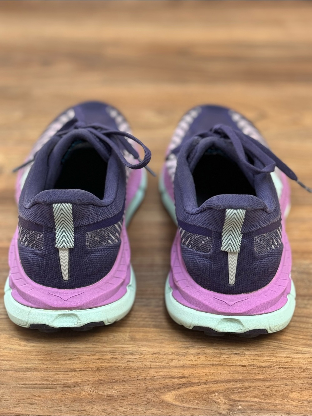HOKA Mafate Speed 4 Women’s 8 Trail Running Shoes Purple Mint Vibram 1131056 - Picture 5 of 9